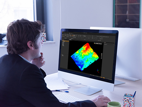 Scan-to-CAD a modelování terénu v CHCNAV CoProcess